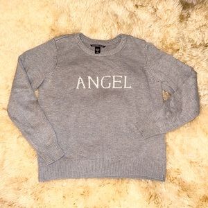 VS Angel Crewneck Cotton Sweater